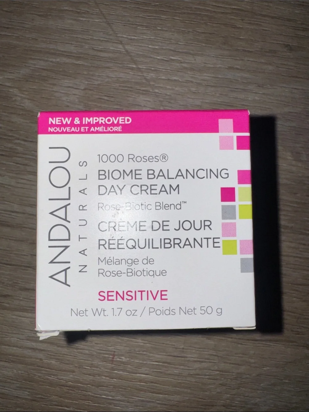 1000 Roses Biome Balancing Day Cream - Sensitive (Pink/White)
